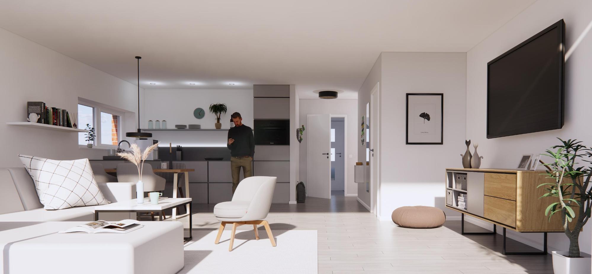 Neubau von sechs Reihenhäusern in Garbsen